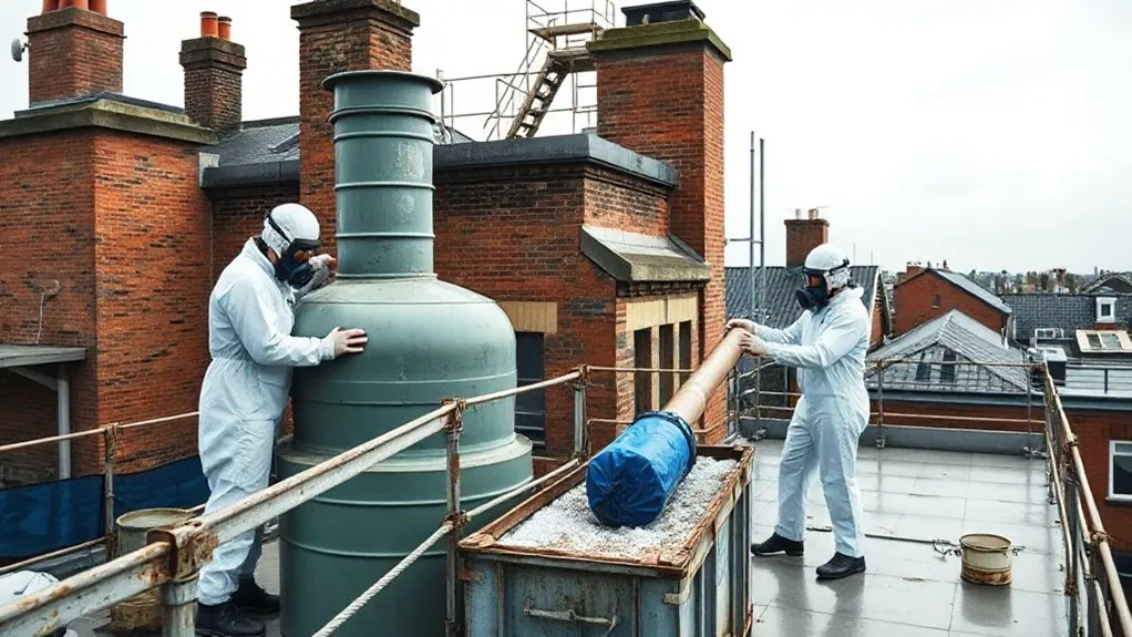 Water Tank & Flue Removal in Bromley by Bow — HSE-licensed specialists
